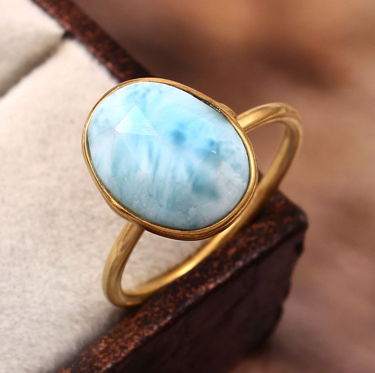 Larimar Ring | Maat 18