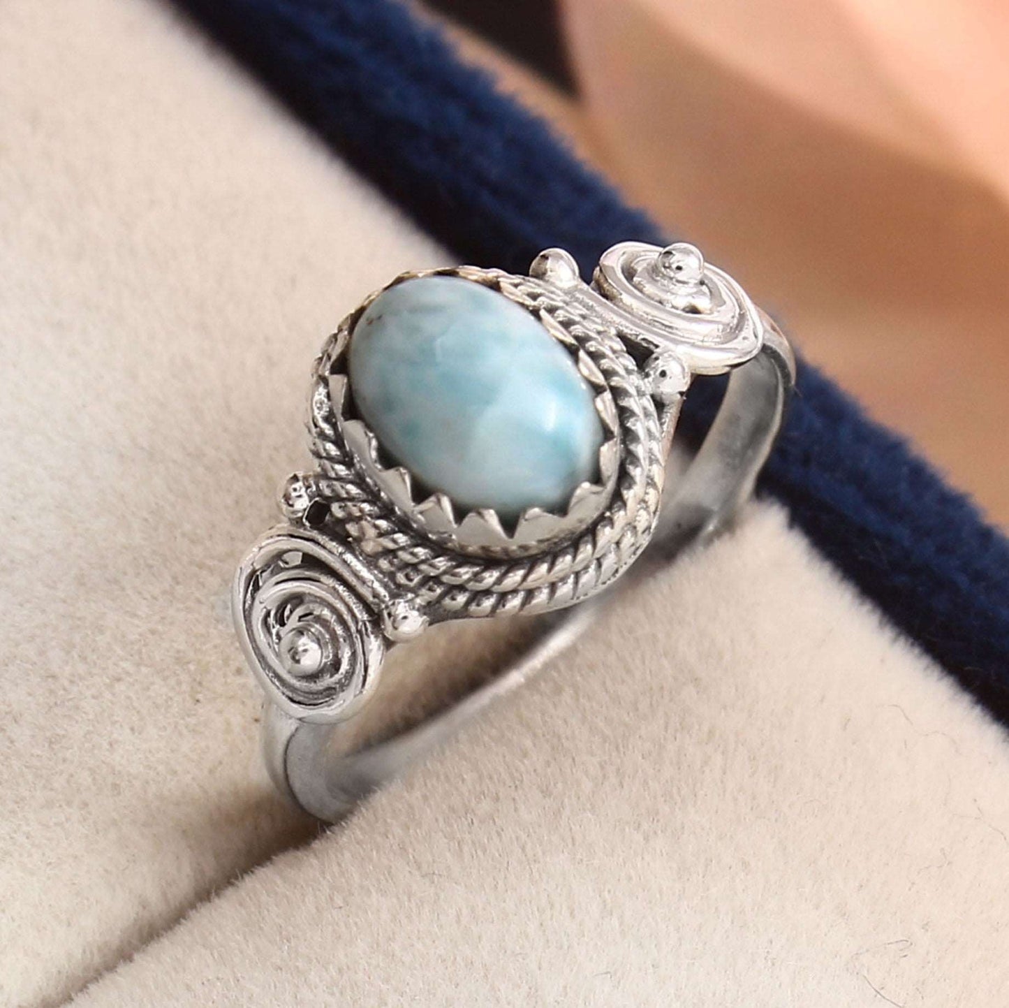 Larimar Ring | Maat 17