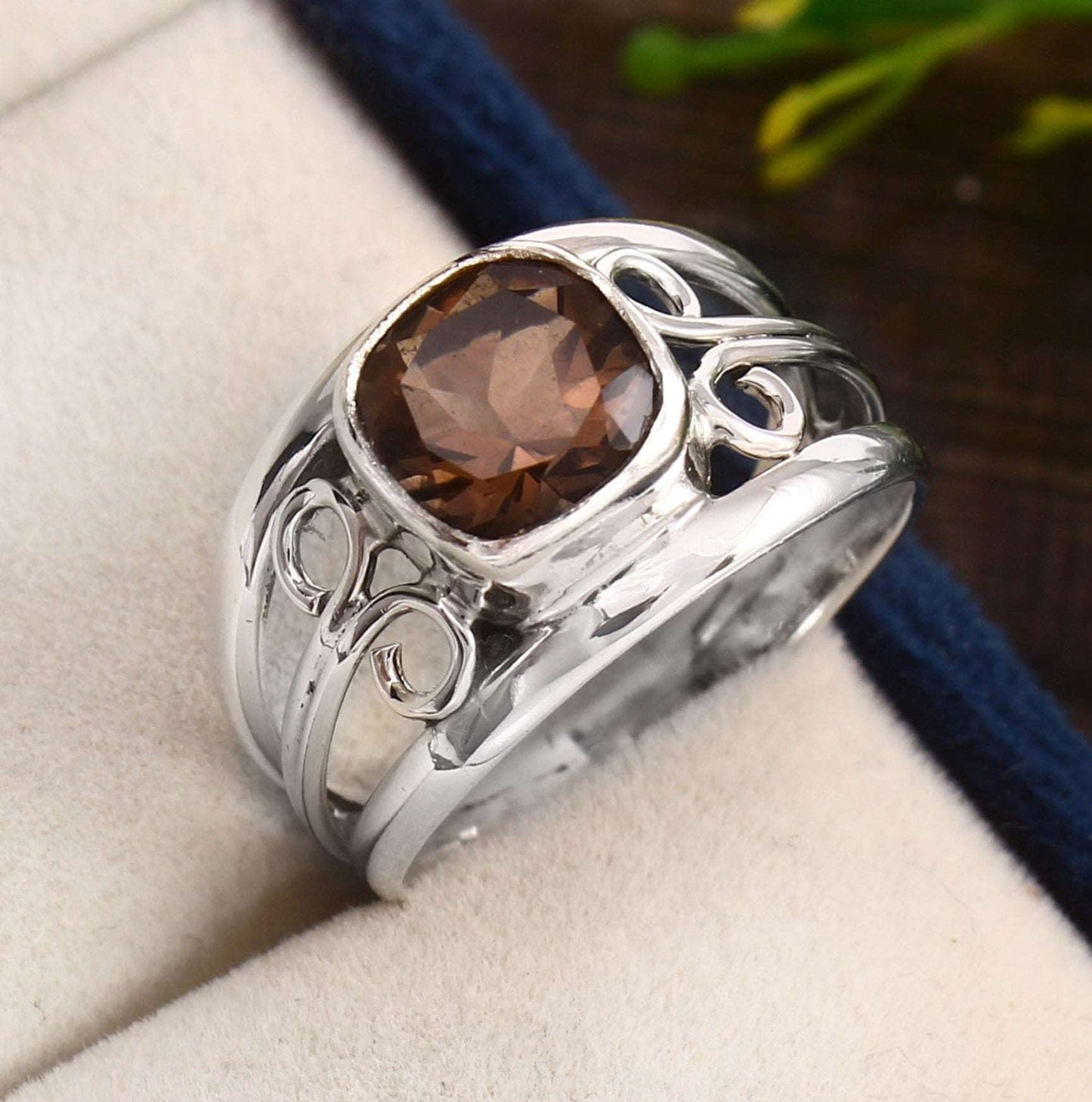 Rookkwarts Ring | Maat 16