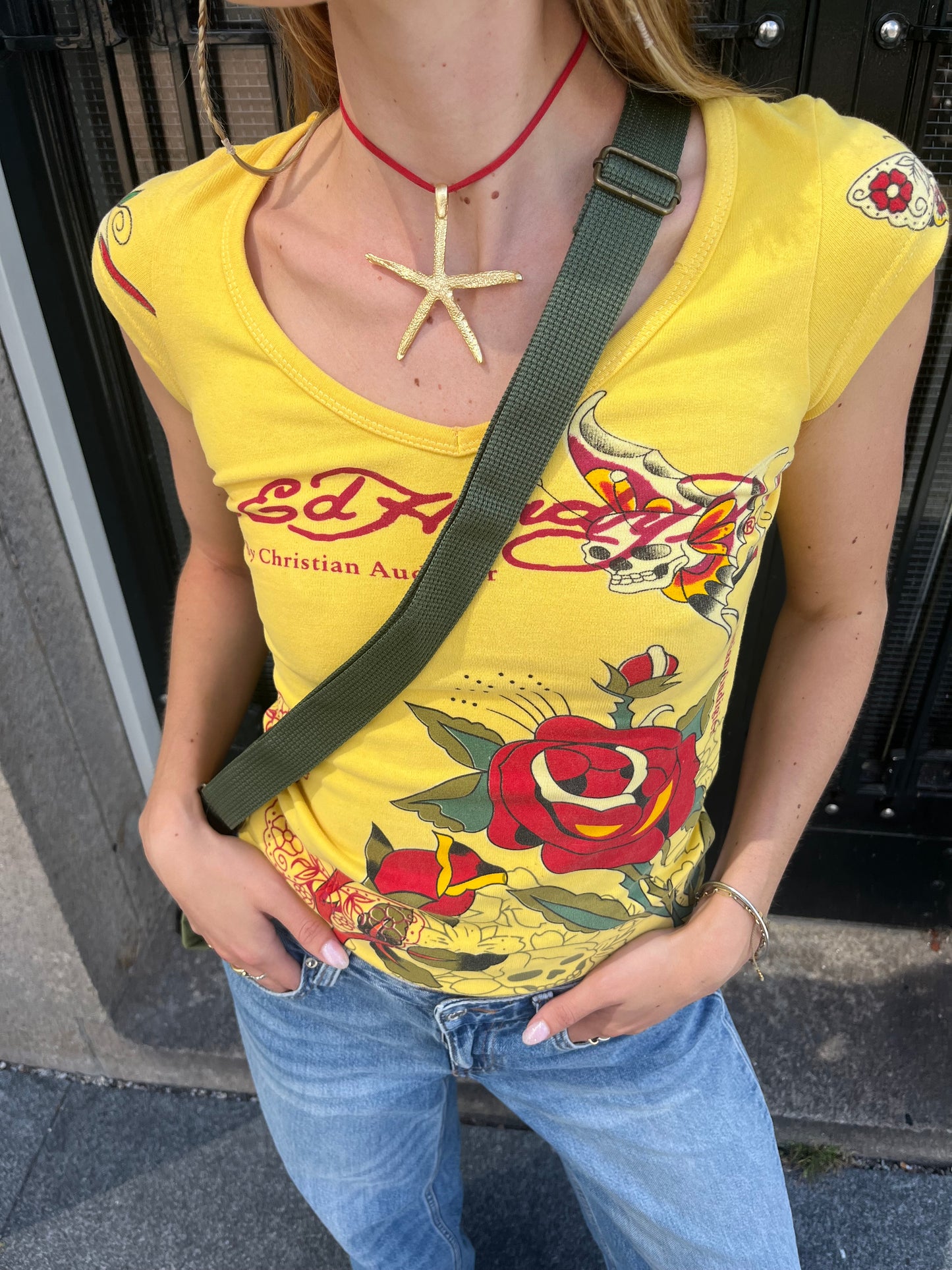 Ed hardy y2k top