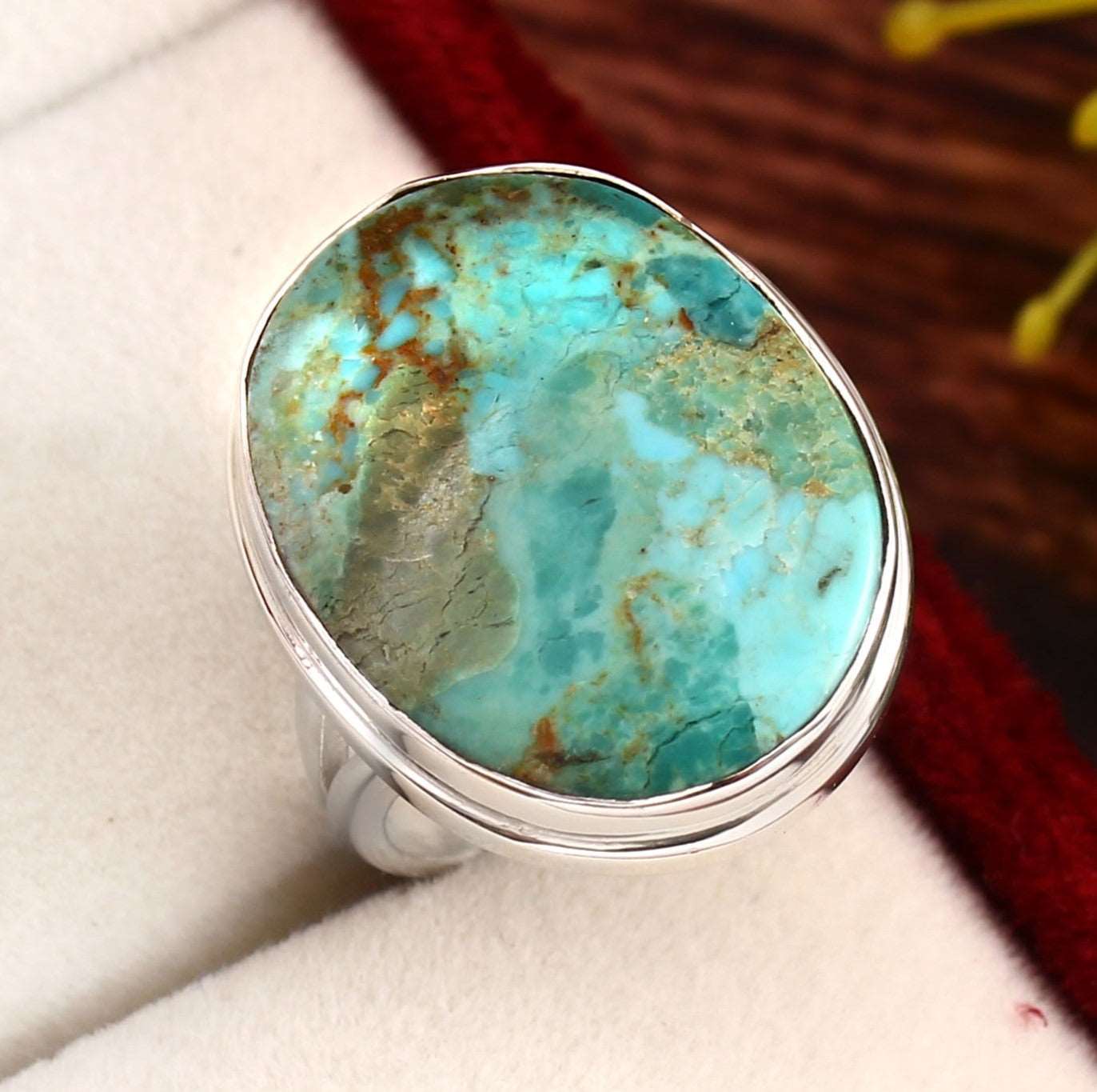 Kingman Turquoise Ring | Maat 16