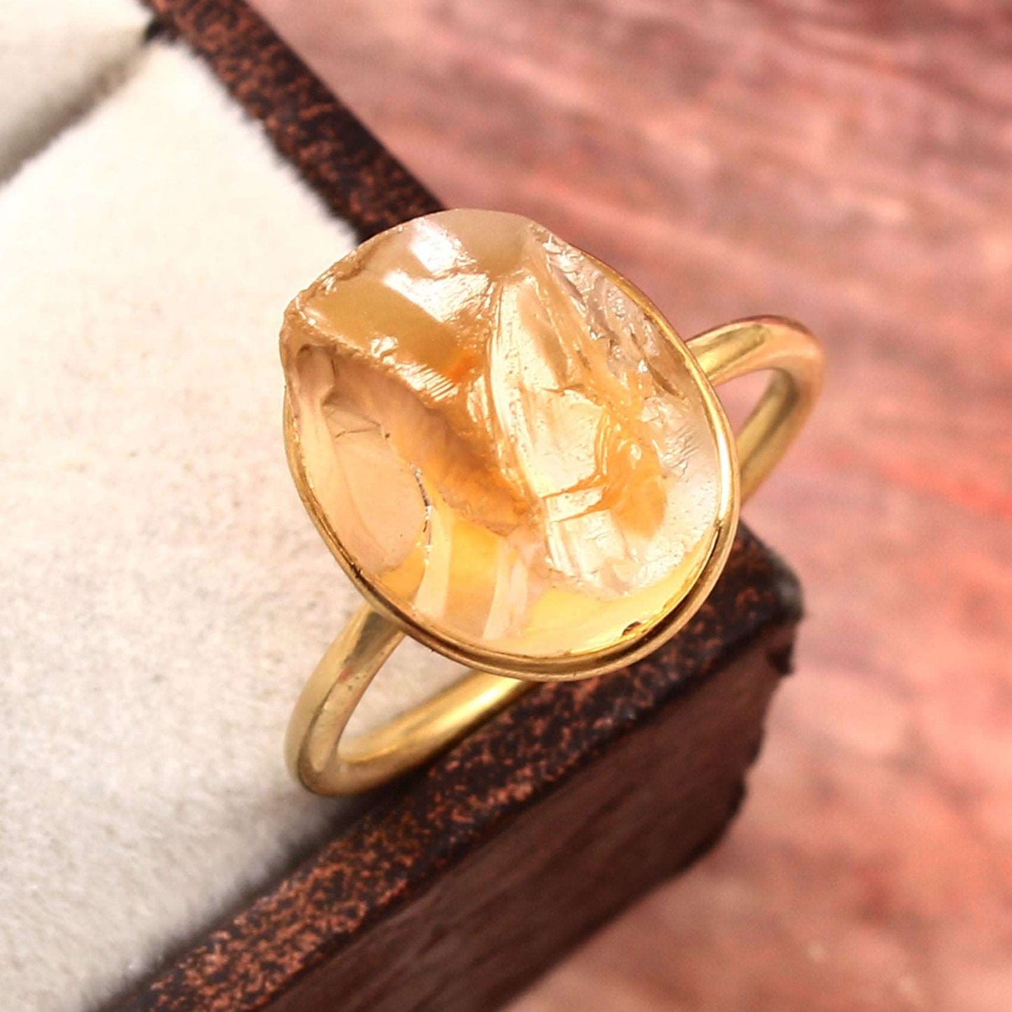 Citrine Ring | Maat 16